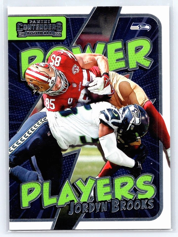 2022 Panini Contenders Power Players #14 Jordyn Brooks - Image 1 of 2