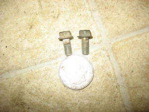 86 HONDA TRX350 FOURTRAX FRONT SKID PLATE BRACKET BOLTS - Bild 1 von 2