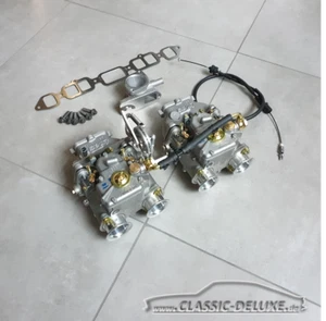 Opel GT Kadett B Rallye Weber Double Carburetor System 1.9 - 2.0 CIH Pro Kit SHORT - Picture 1 of 1