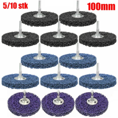 5/10x CSD Scheibe CBS Grob-Reinigungsscheibe Entlacker Ø100mm  Mit Achse - Bild 1 von 4