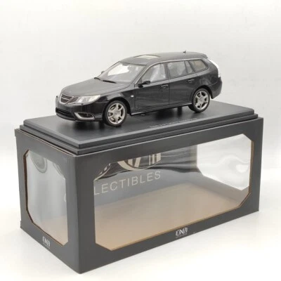 DNA Collectibles 1/18 Saab 9-3 Sportcombi Turbo X 2009 Black DNA000101 Resin Car - Image 1 of 4