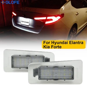 2X Lámpara de Luces de Placa LED Completa Blanca para Hyundai Elantra Accent Kia Forte - Imagen 1 de 12