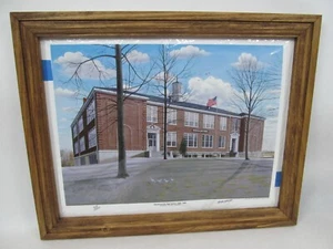 Old Brookville High School Herb Craft Framed Print Rustburg VA Numbered - Picture 1 of 6