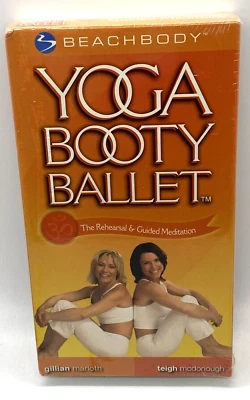 (NEW) Beach Body YOGA BOOTY BALLET Beginner (2005 VHS) MARLOTH & MCDONOUGH - Image 1 of 2