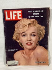 Life Magazine AUGUST 7, 1964 What Really Killed Marilyn Monroe. Cover & Article