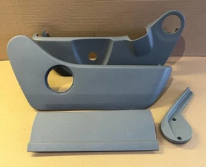 VW T5 T6 Transporter Caravelle Drivers Front Seat Side Frame Plastic Trims - Picture 1 of 1