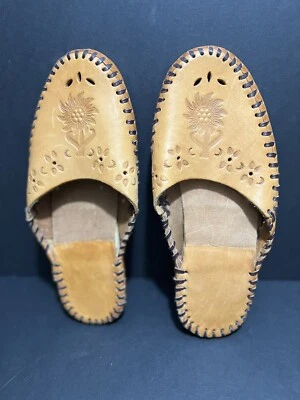 Zapatillas de cuero Highlander hechas a mano unisex talla 9,5 nuevas hechas en Zakopane  Foto 1 de 4