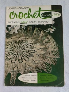 Vintage Clark’s J & P Coats - Woven Crochet 1957 - Buch 516 31 Seiten Schnittmuster - Bild 1 von 5