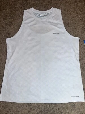Camiseta sin mangas Columbia Medium River Chill Refresh blanca para mujer precio de venta sugerido por el fabricante 35 USD Foto 1 de 4