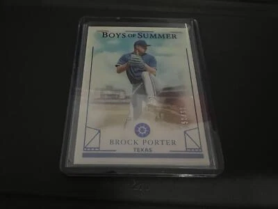 2024 Panini Boys of Summer #31 Brock Porter Blue #/99 - Image 1 of 2