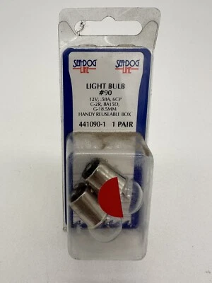 Sea Dog 441090-1 12V Double Contact Bayonet Base Bulbs 7.5W / .58A Qty:2 25-6646 - Image 1 of 3