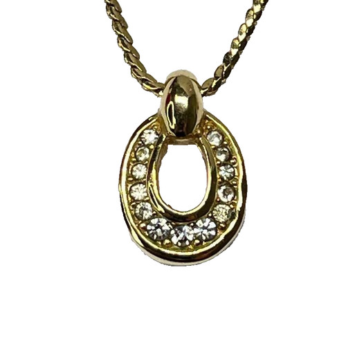 Collana Christian Dior oro donna