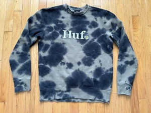 Pullover tintura cravatta HUF in tutto il mondo misto cotone taglia S - Foto 1 di 6