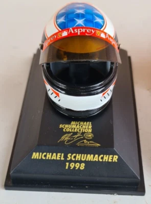 Casco Michael Schumacher 1998 Ferrari MINICHAMPS 1/8 F1 Formula 1 USATO/NUOVO - Immagine 1 di 4
