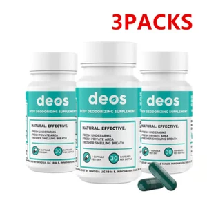 3PACKS Plant Chlorophyll Capsules For Digestive Health And Skin Detox Body Odor+ - Picture 1 of 9