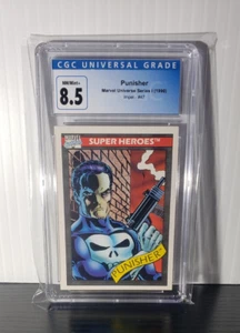 VGT 1990 Impel Marvel Universe Serie 1 #47 Punisher CGC 8.5 - Bild 1 von 2