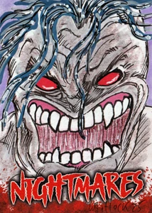 DALE KEOWN'S PITT ~ NIGHTMARES ~ARTISTS UNITE SKETCH CARD by WHITLOCK - Picture 1 of 2