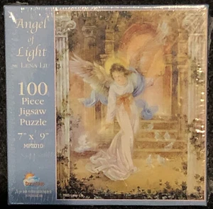 Angel of Light Jigsaw Puzzle by Lena Liu 100 Pieces 7” x 9” New & Sealed - Picture 1 of 3