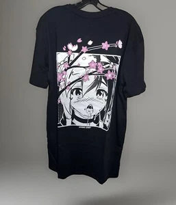 Trash Tier Anime Streetwear Living Lewd Anime T-shirt XL tall Rare Japan Rude - Picture 1 of 6