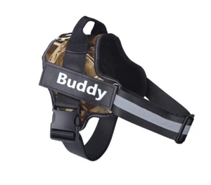 Pettorina Cane Imbracatura PERSONALIZZABILE Collare Cani Guinzaglio Nylon - Imagen 1 de 22