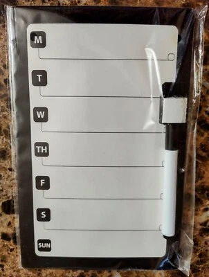 Dry Erase Board & Marker 8 1/2'" x 5  1/2" Magnetic **Brand NEW & Ship's FREE** - Image 1 of 2