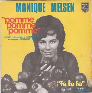 MONIQUE MELSEN POMME POMME POMME / FA FA FA FRENCH 45 SINGLE JEAN CLAUDRIC - Picture 1 of 1