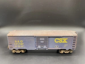 LIONEL Custom Weathered CSX BOXCAR 0/027 con generador de efectos de sonido - Imagen 1 de 8