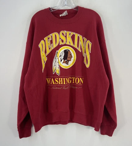 VTG USA 1996 Lee Red NFL Washington Redskins Crewneck Sweatshirt Mens Size XL Cover