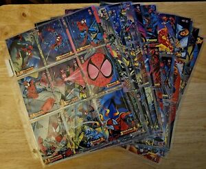 1994 FLEER Amazing Spider-Man 150 Card Complete Base Card Set w/ ALL SUBSETS!!!