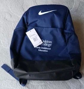 Backpacks 24 L Nike Brasilia DH7709-410 Navy Blue Oakton College 2023 Brand New - Picture 1 of 14