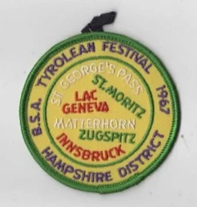 1967 BSA Tirolean Festival Hampshire District GRN Bdr. [BLT1068] - Foto 1 di 1