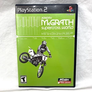 Jeremy McGrath Supercross World (PlaysStation 2, 2001) Complete w/ Manual Tested - Bild 1 von 4