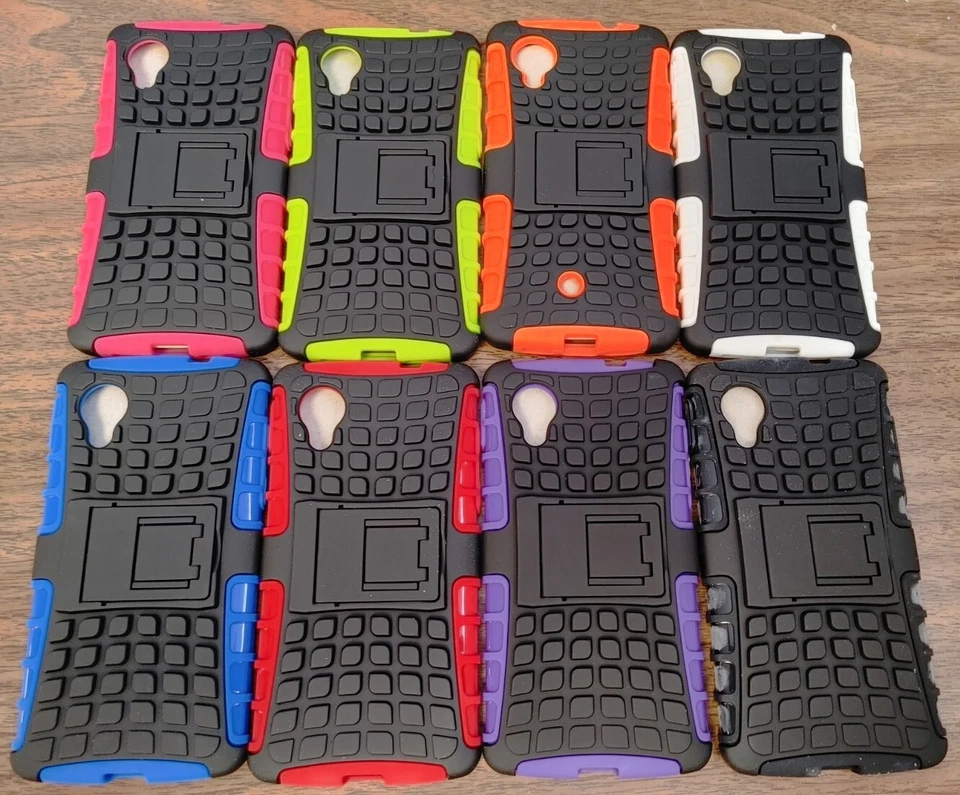 Hybrid Dual 2 Layer Case Cover with Kickstand for LG Nexus 5 shipped from Canada - Image 1 of 1