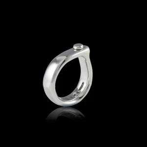 Georg Jensen Silver Ring # 440 BUTTON - Picture 1 of 3