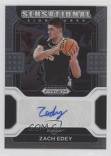 2022-23 Panini Prizm Draft Picks Sensational Signatures Zach Edey #SS-ZED Auto