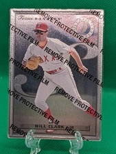 C53a 1996 Leaf Preferred Steel Unpeeled #16 Will Clark Texas Rangers