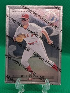 C53a 1996 Leaf Preferred Steel Unpeeled #16 Will Clark Texas Rangers