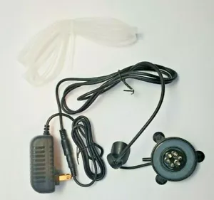 Aquarium Fish Tank Air Curtain Bubbles Stone Disk LED Lamp - EU Plug Blue QPL-50 - Picture 1 of 3
