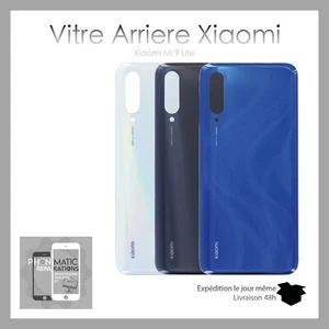 Rückglas Akkudeckel Cover Cover für Xiaomi Mi 9 Lite Logo Kleber - Bild 1 von 4