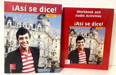 Asi Se Dice! Spanish 2 ~ Student Textbook & Workbook with Audio Activities - Image 1 of 2