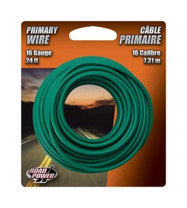 Coleman Cable 56422033 Green 16 AWG PVC Stranded Copper Primary Wire 24 ft. - Picture 1 of 1