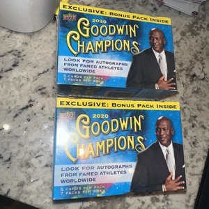 (2) 2020 Upper Deck Goodwin Champions Blaster Box Michael Jordan Neu Sealed  - Bild 1 von 3