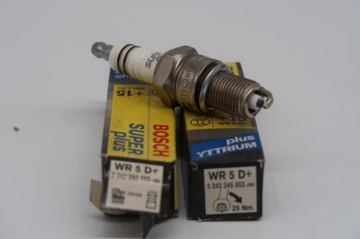 BOSCH SPARK PLUGS  WR5D 0242245552 ABARTH  ALFA ROMEO PORSCHE JAGUAR  VOLVO VW - Image 1 of 4