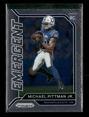 2020 Panini Prizm #14 Michael Pittman Jr. Emergent Indianapolis Colts - Image 1 of 2