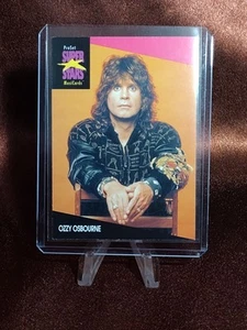 Neu Ozzy Osbourne 1991 ProSet Super Stars MusiCards #214 Raw BCW Top Loader Rock - Bild 1 von 2