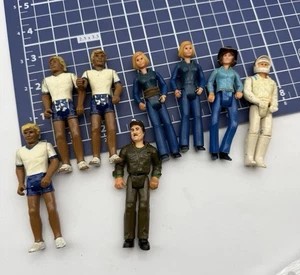 1979 Vintage Tonka Toys Play People Actionfiguren 3,75" 8 Stück - Bild 1 von 9