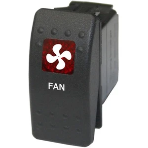 FANS 764 Rocker Switch red 12V pleasure craft marine boat fishing - Picture 1 of 1