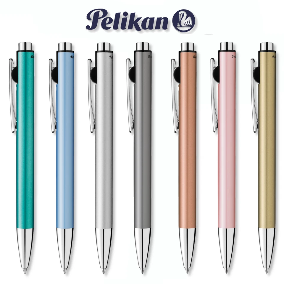 Pelikan Kugelschreiber Snap Kuli Stift Metallic Großraummine Dokumentenecht - Bild 1 von 1