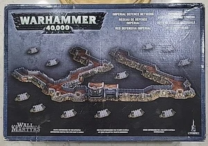 Warhammer 40k - Wall of Martyrs Imperial Defence Network Terrain Rare Complete - Picture 1 of 5