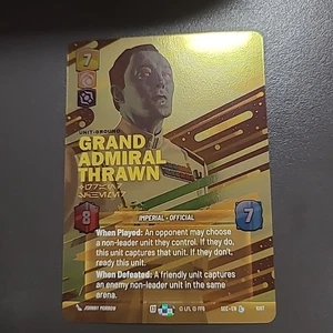 Star Wars Unlimited Secrets of Power Grand Admiral Thrawn Prestige 1097 FOIL  - Imagen 1 de 3